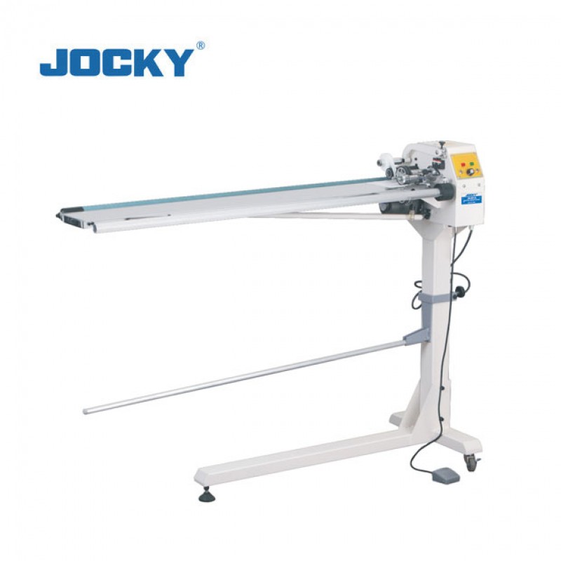 JK-933A Automatic cloth tape cutting machine, double blades, speed adjustable