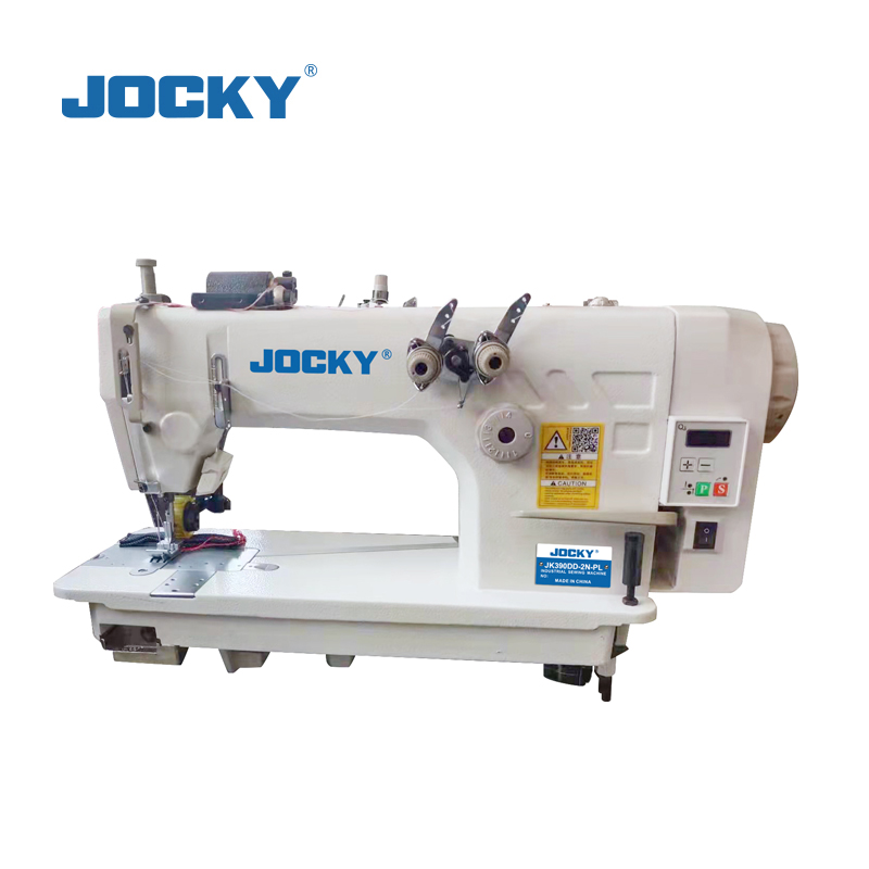 JK390DD-2N-PL Direct drive 2 needle chainstitch sewing machine, with puller          