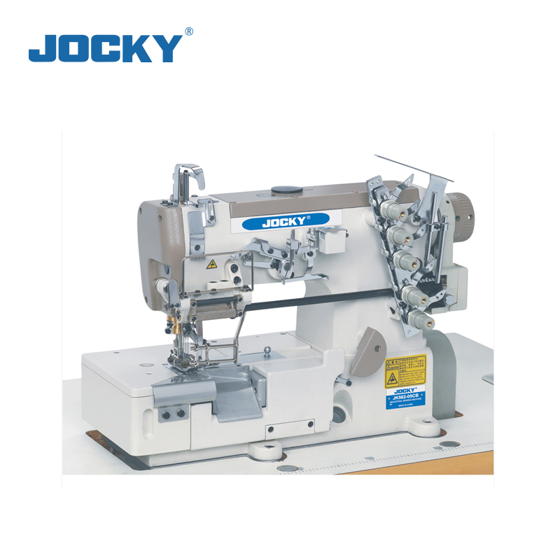 JK562-05CB Flat bed interlock sewing machine for attach elastic lace
