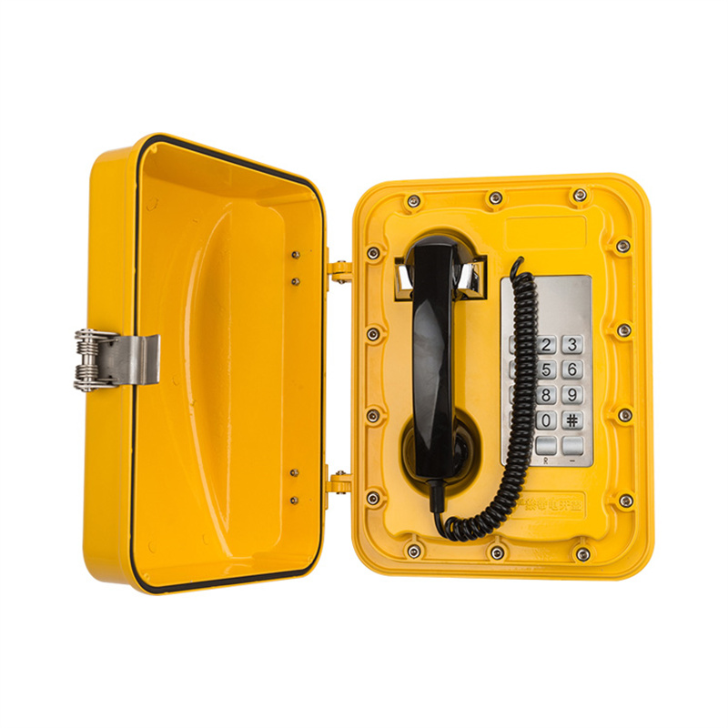 Waterproof IP Telephone with loudspeaker and flashlight for Mining Project-JWAT903