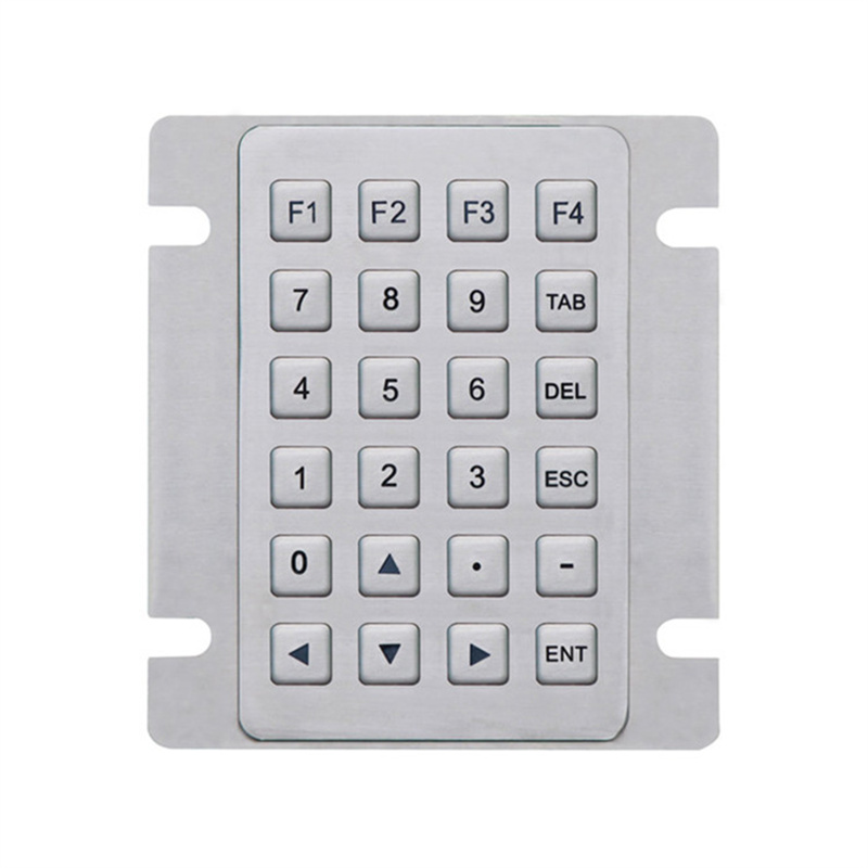 UATR interface stainless steel metal keypad for industrial machines B767