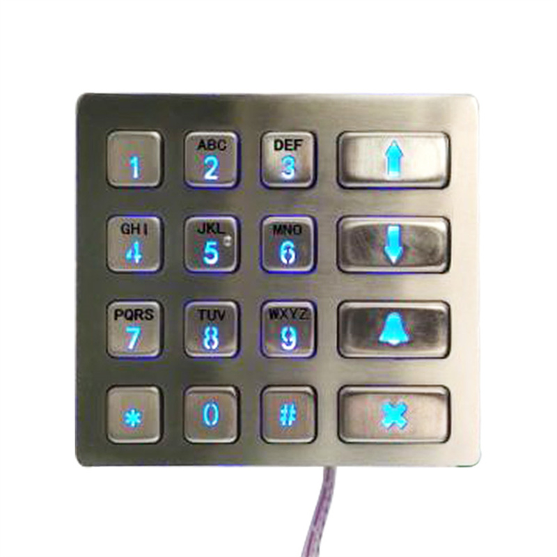 USB stainless steel keypad for access control system B801
