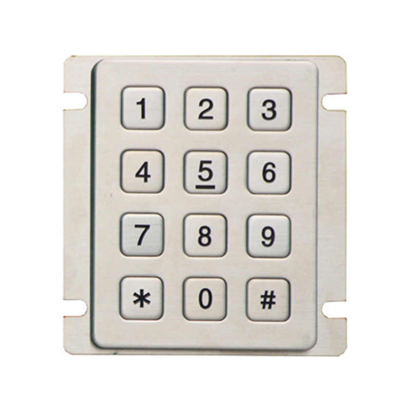 RS232 IP65 metal keypad for bank used B720