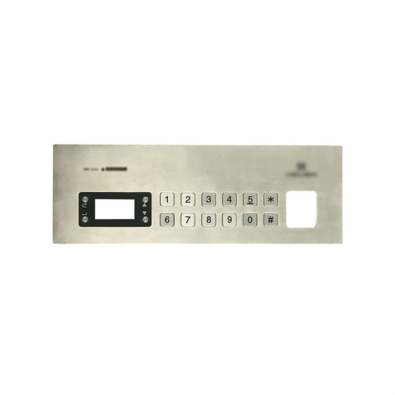 LCD display vandal proof keypad stainless steel B730