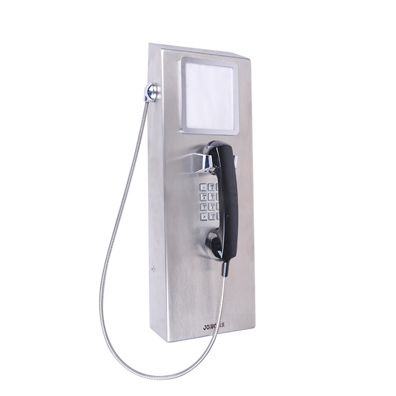 Industrial stainless steel Large inmate Wall mount Telephone for Swimming Pools-JWAT148 