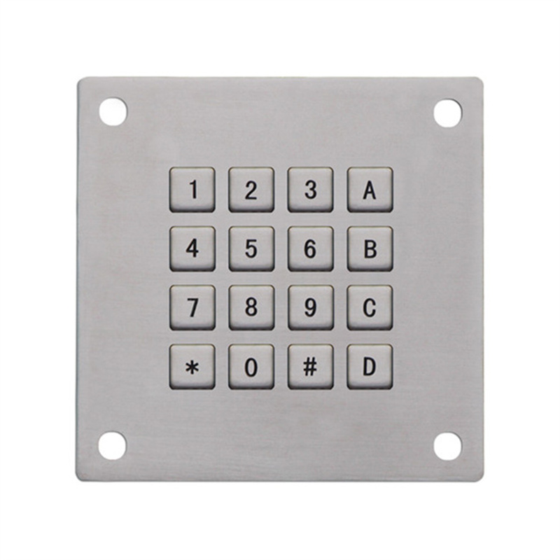 Industrial stainless steel keypad for gas station IP67 waterproof grade B770