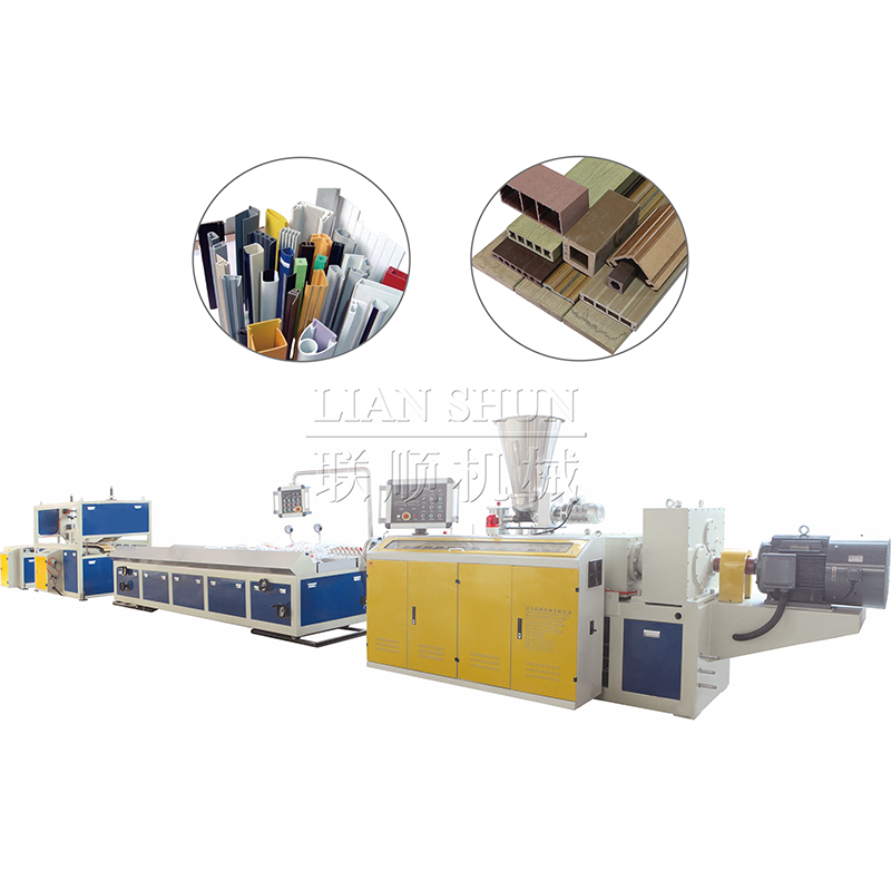 High Output PVC Profile and Wood Plastic Profile Extrusion Line