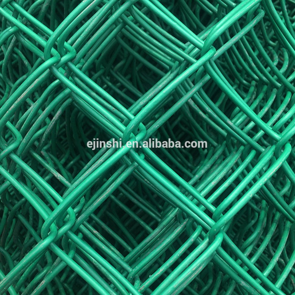 Factory direct sale pvc coated used wire mesh chain link fence for sale