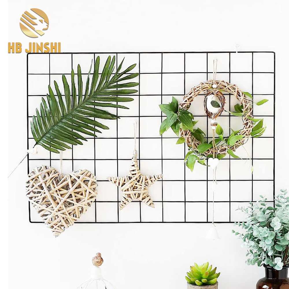 Wire Wall Grid Panel for Photo Hanging Display