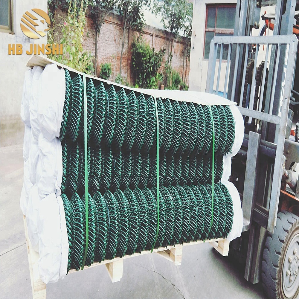 Safety Net factory - AA5052 material Aluminium core wire mesh with green pvc coatig Diamond mesh