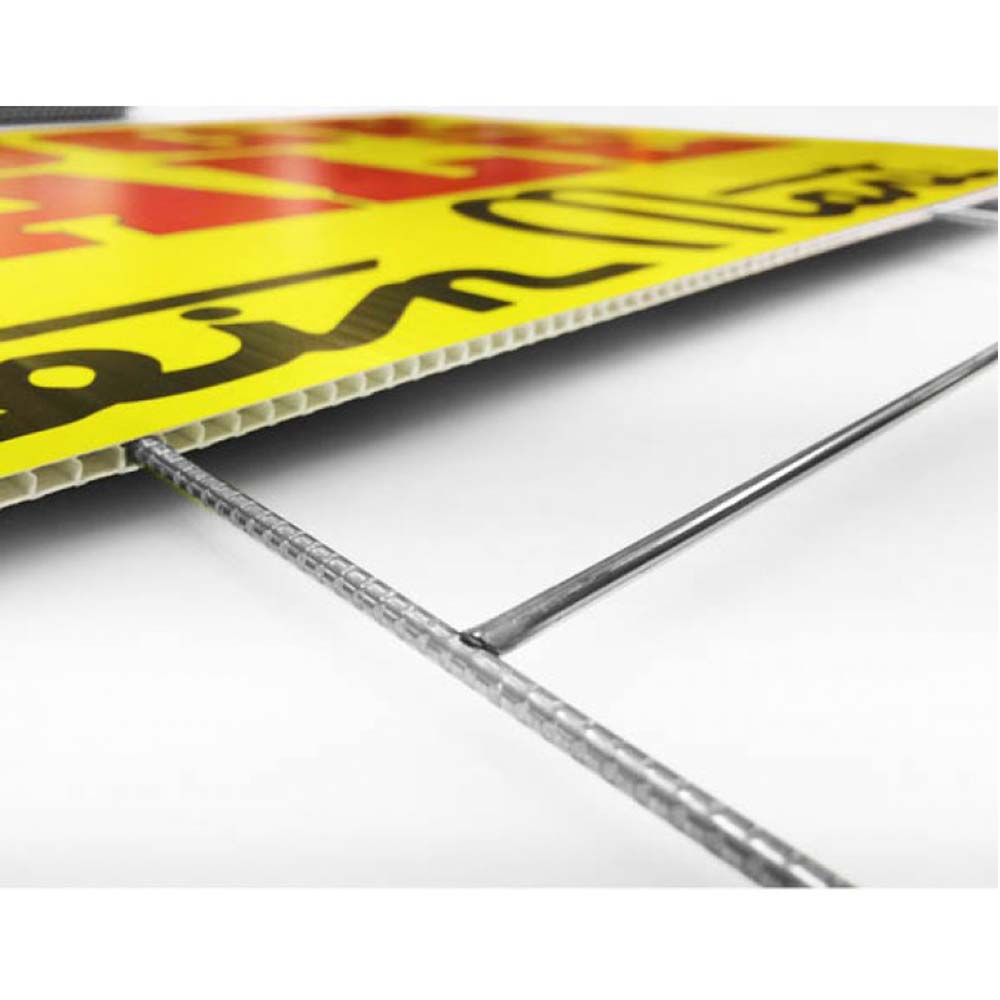 Best selling products sign stake 10&quot; to 30&quot; 9 gauge h-frame wire stake