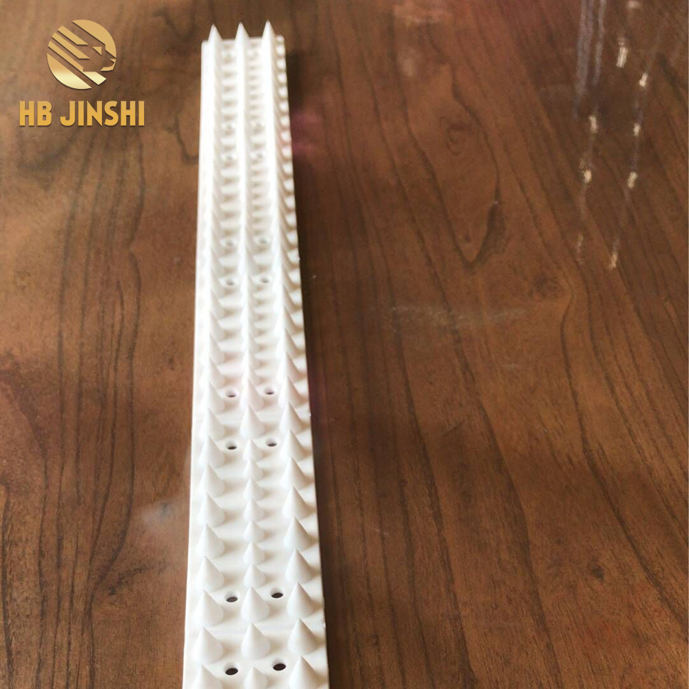  50cm White Plastic Anti Cat Bird Control Repellent Repeller Fence Wall Spike Barrier Strip