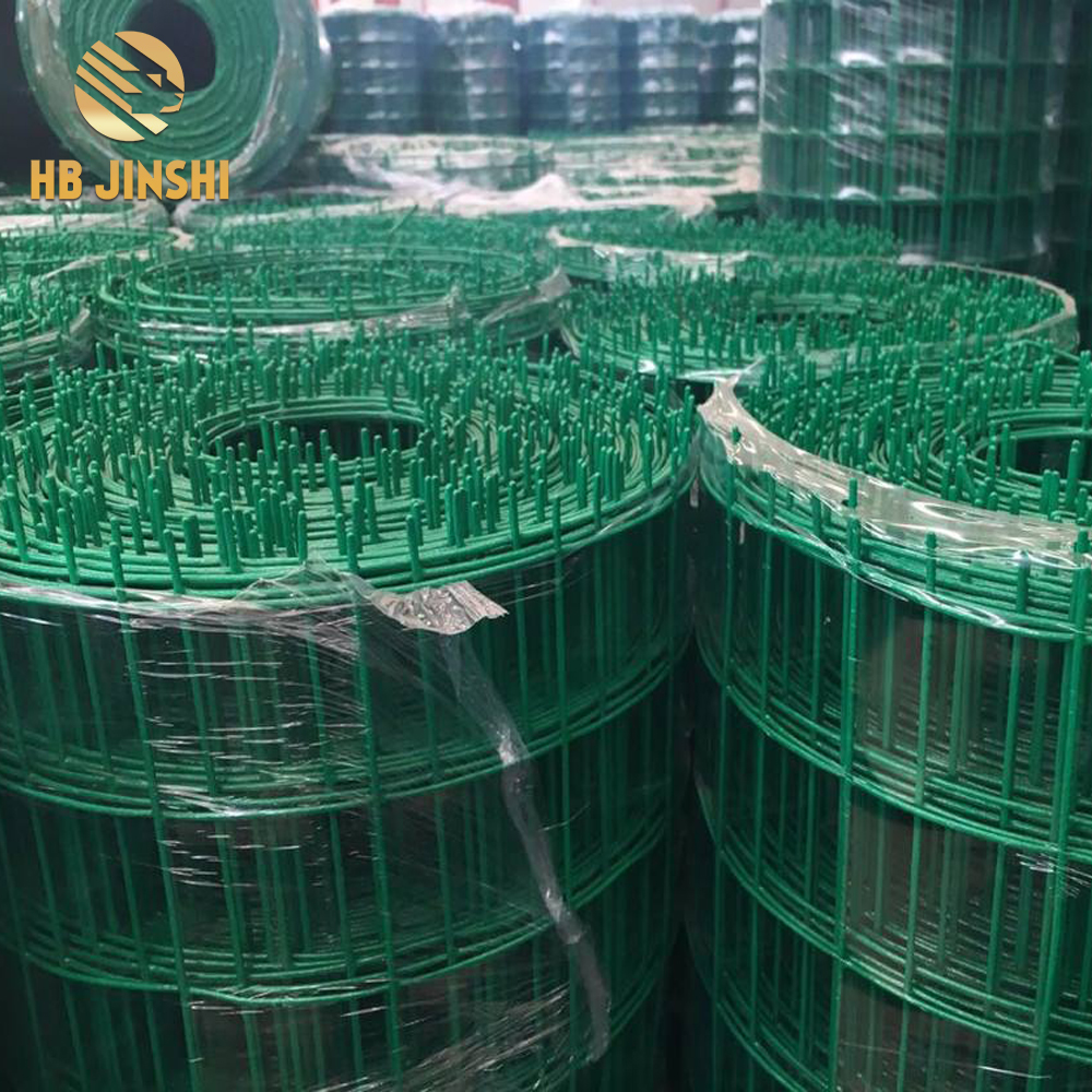 Hot dipped galvanized wire 50*50mm mesh PVC coated euro fence