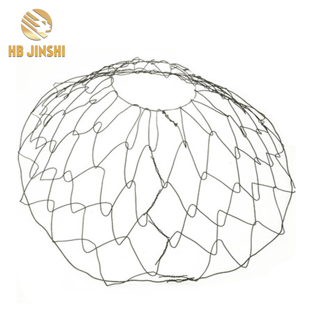 Chain link woven Tree root guard basket