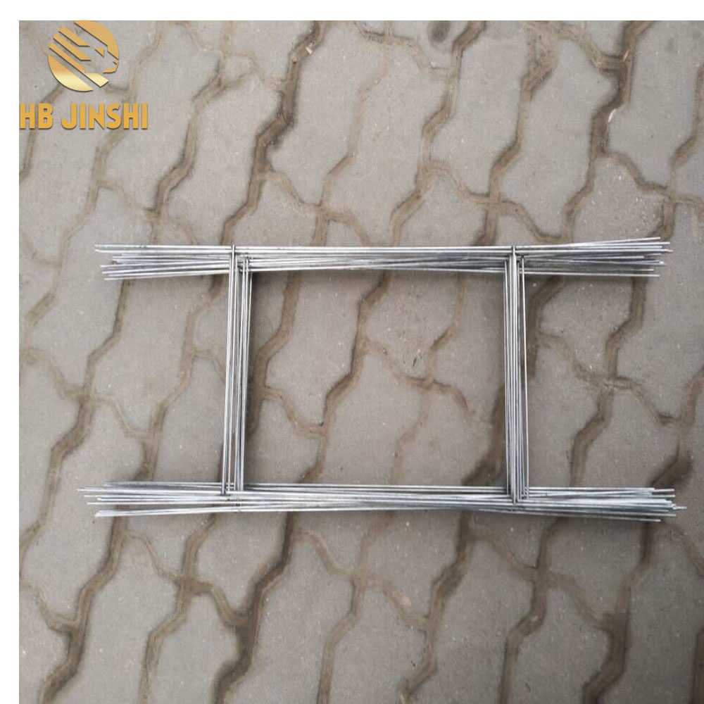10&quot; x 30&quot; standard galvanized steel h wire stake/ h-frame wire stake/ wire h stake for coroplast sign