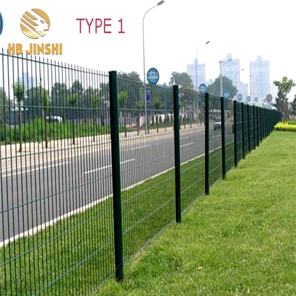 2&#39;&#39; x3&#39;&#39; Green PVC coated welded wire mesh fence netting