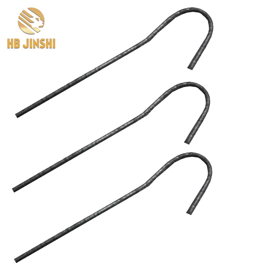 3.8mm wire 300mm length Ground pegs fencing J pins for wire fencing to UK Market
