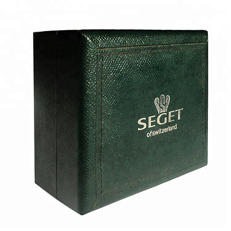 Texture design paper watch box packing with custom logo