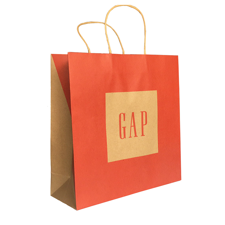 New design portable paper shopping bag with custom logo