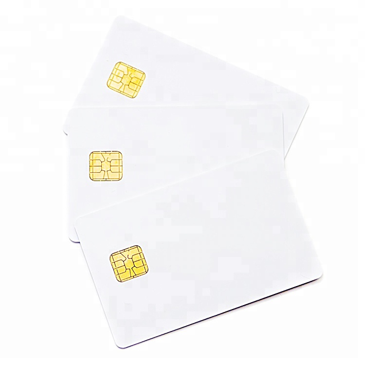 Customized ic card chip pvc contact smart card