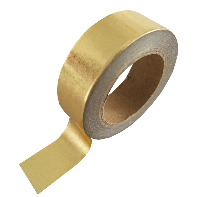 Custom golden masking tape and washi gold foil tape