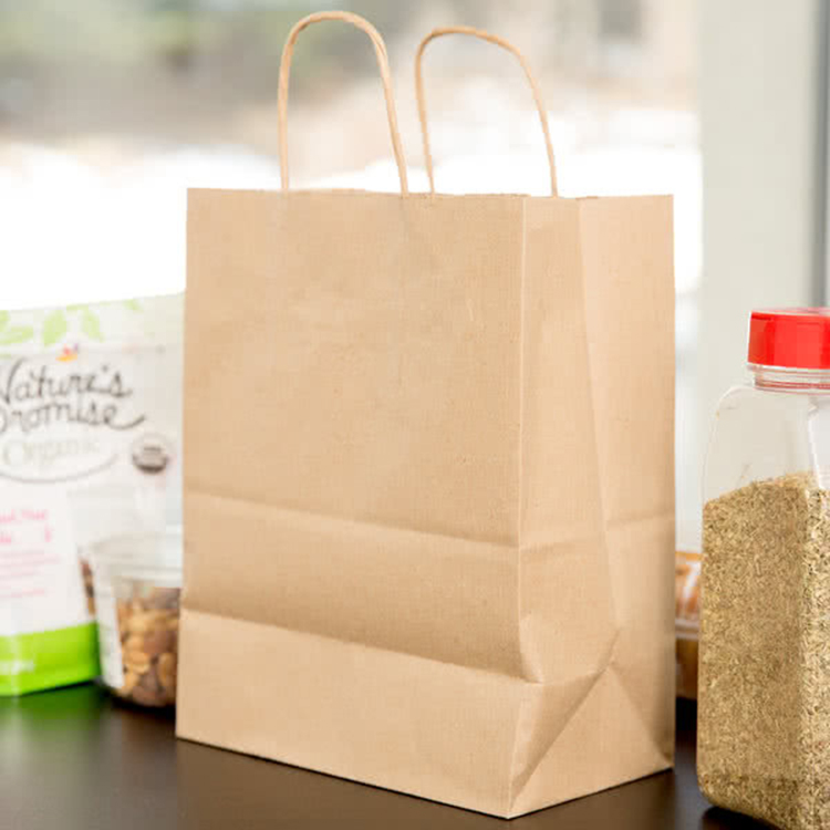Medium Kraft Shopping Custom Made Paper Bag