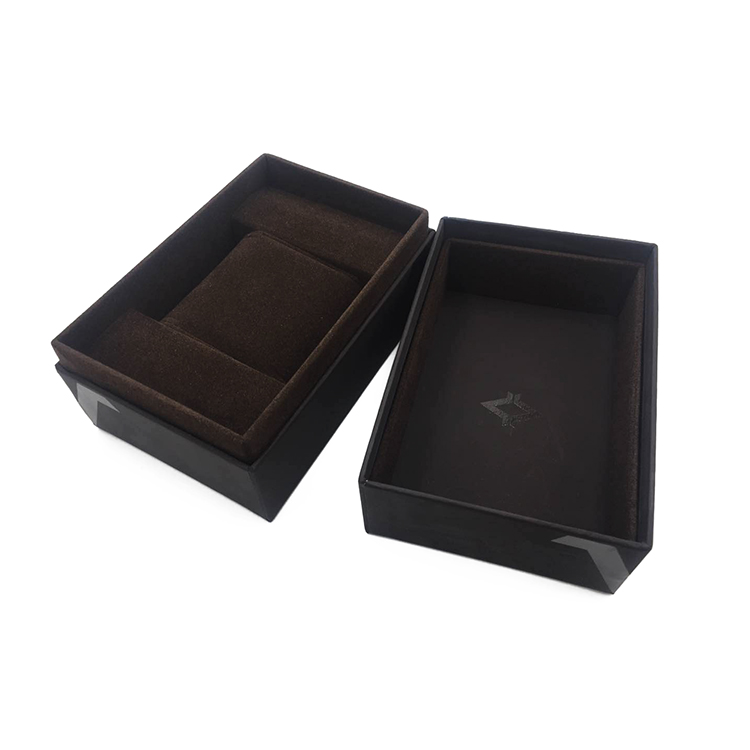 Luxury rectangle retail wooden watch box packing with lid