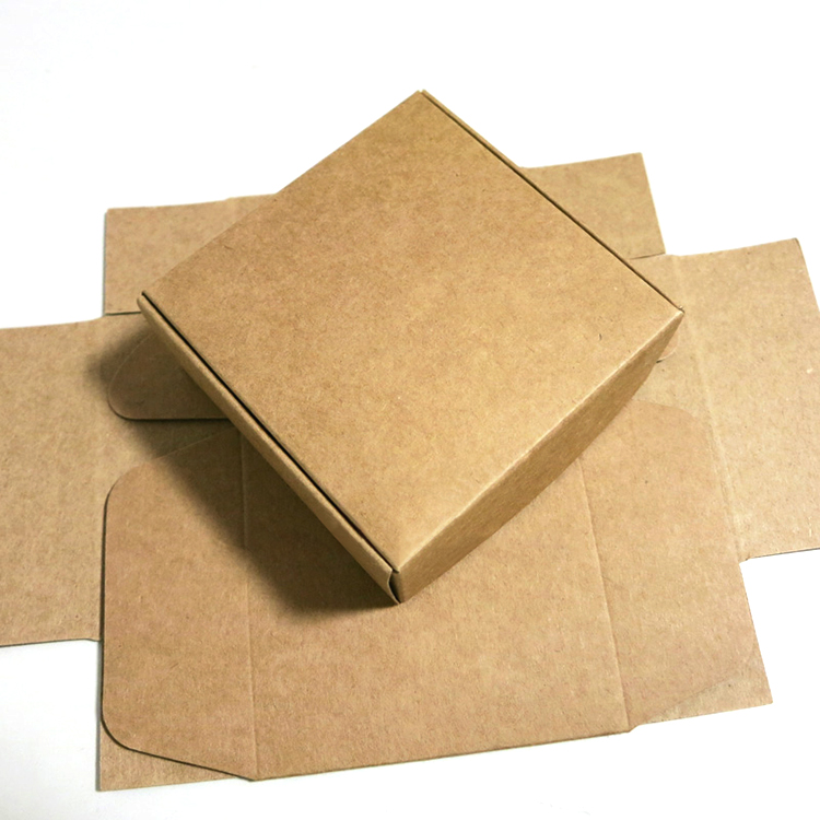 Custom made printing folded kraft paper packing box