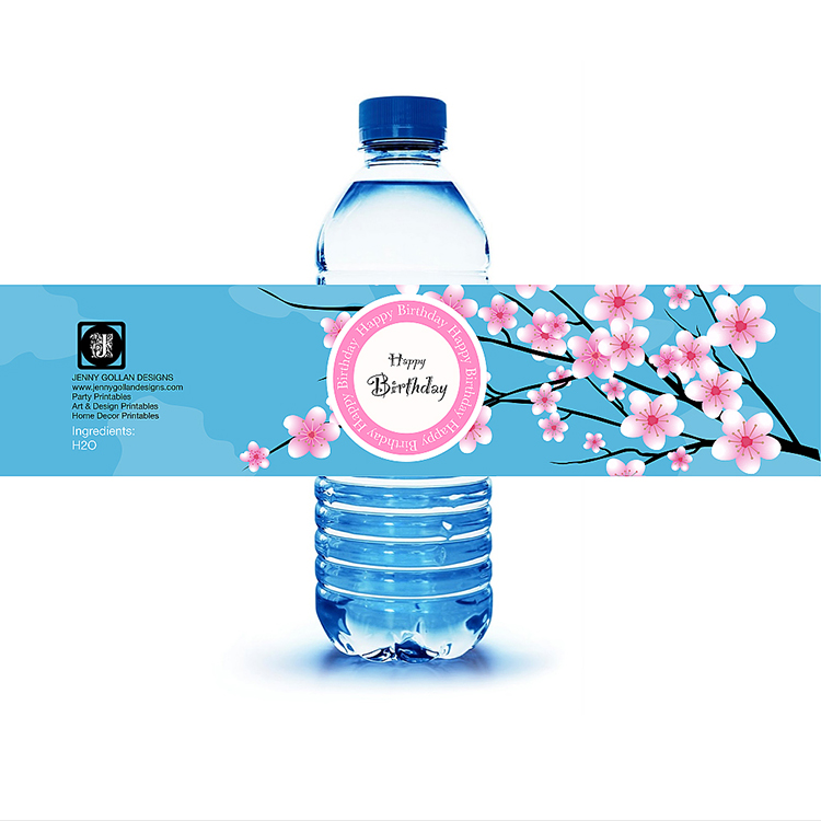 Colour Coating Adhesive Paper Bottled Beverage Usage Label Sticker