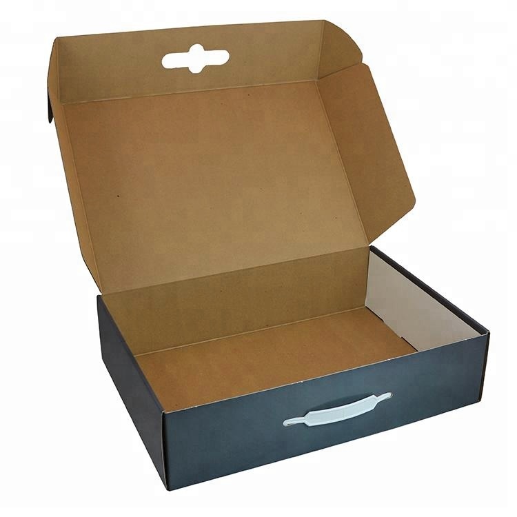 Custom logo folding retail gift paper box small shipping box