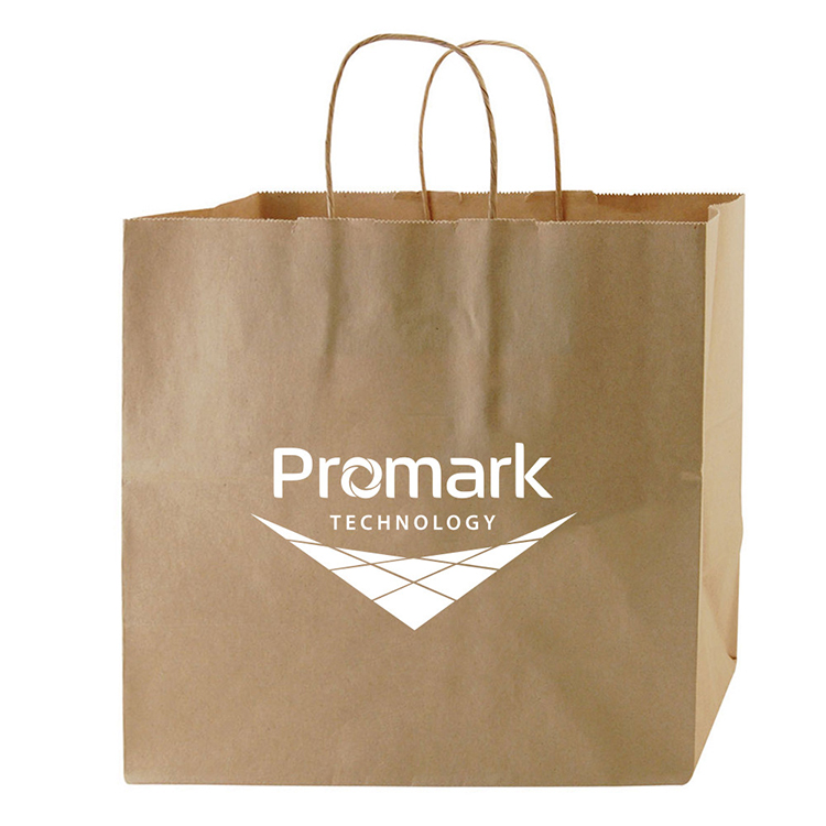 Brown color Kraft paper shopping bag with high quality
