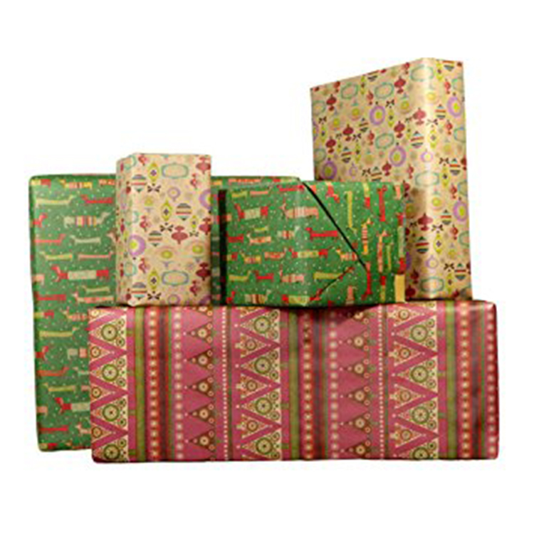 Custom design packaging printed eco-friendly wrapping paper