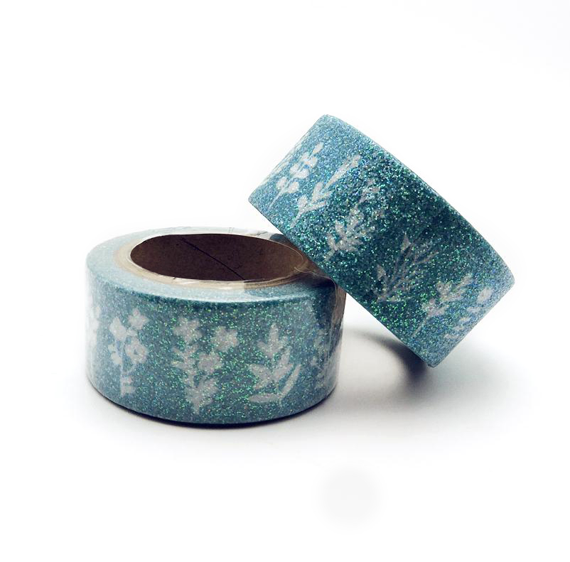 Christmas gillter paper adhesive tape
