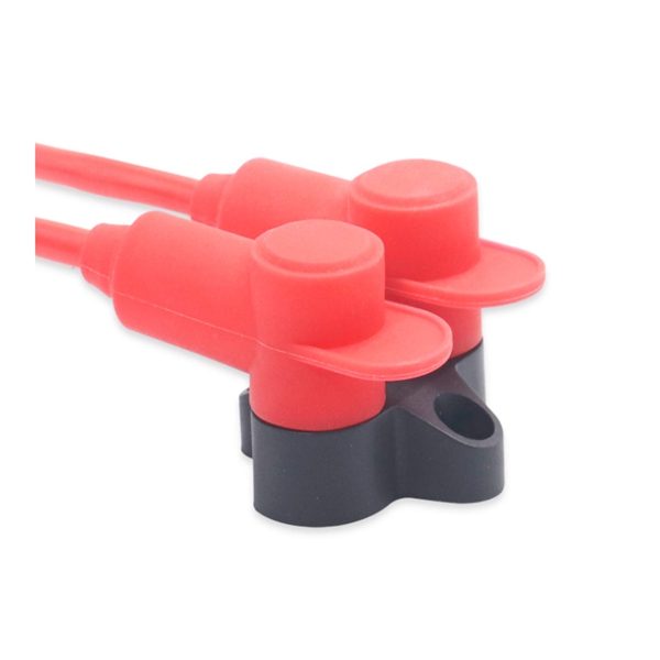 Silicone Terminal Covers Fits 10-2AWG Wire Alternator Battery Stud and Power Junction Blocks  