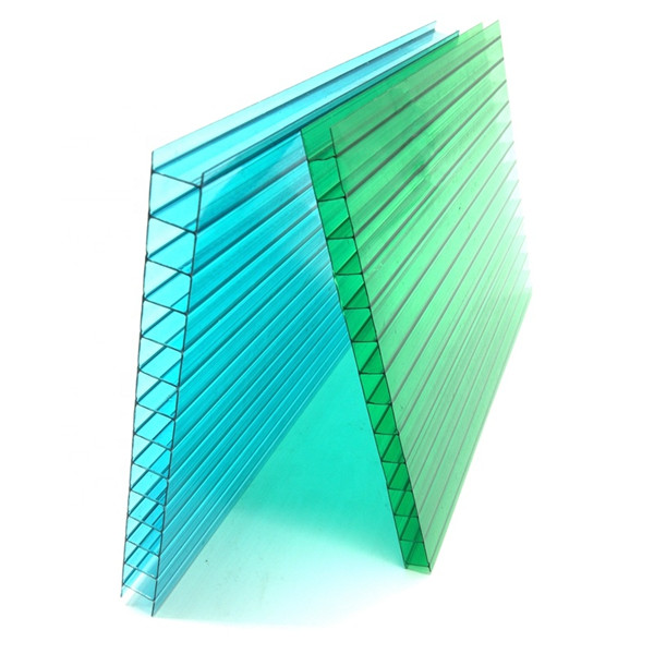 Factory Direct UV Coated Twin Wall Polycarbonate PC Hollow Sheet of Roofing Sheet