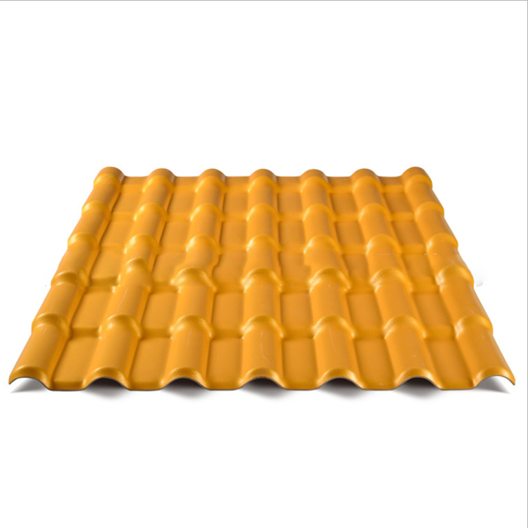 Spanish PVC Coated with ASA Synthetic Resin Material Roofing Tile