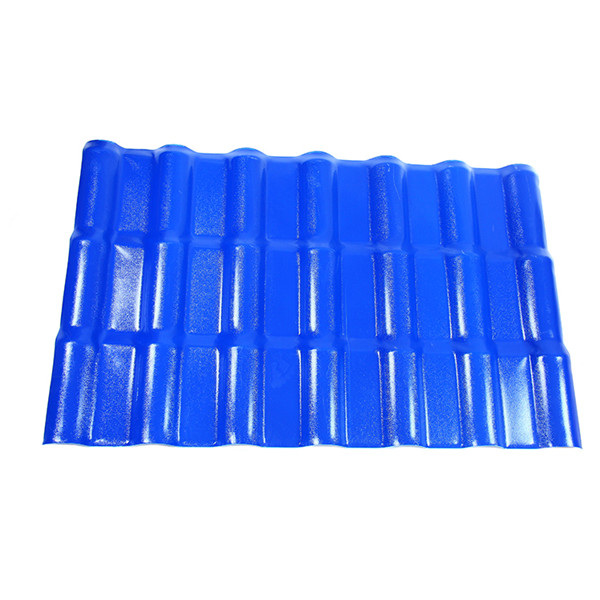 Cheap Plastic PVC Roofing Materials Fire Proof Heat Insulation Spanish style Roof Tile