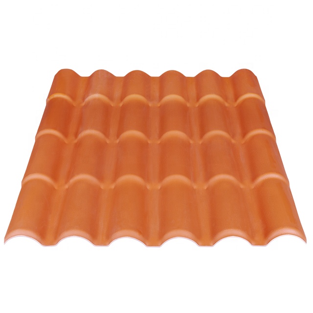 Waterproof plastic pvc roofing sheet asa synthetic resin roof tile 