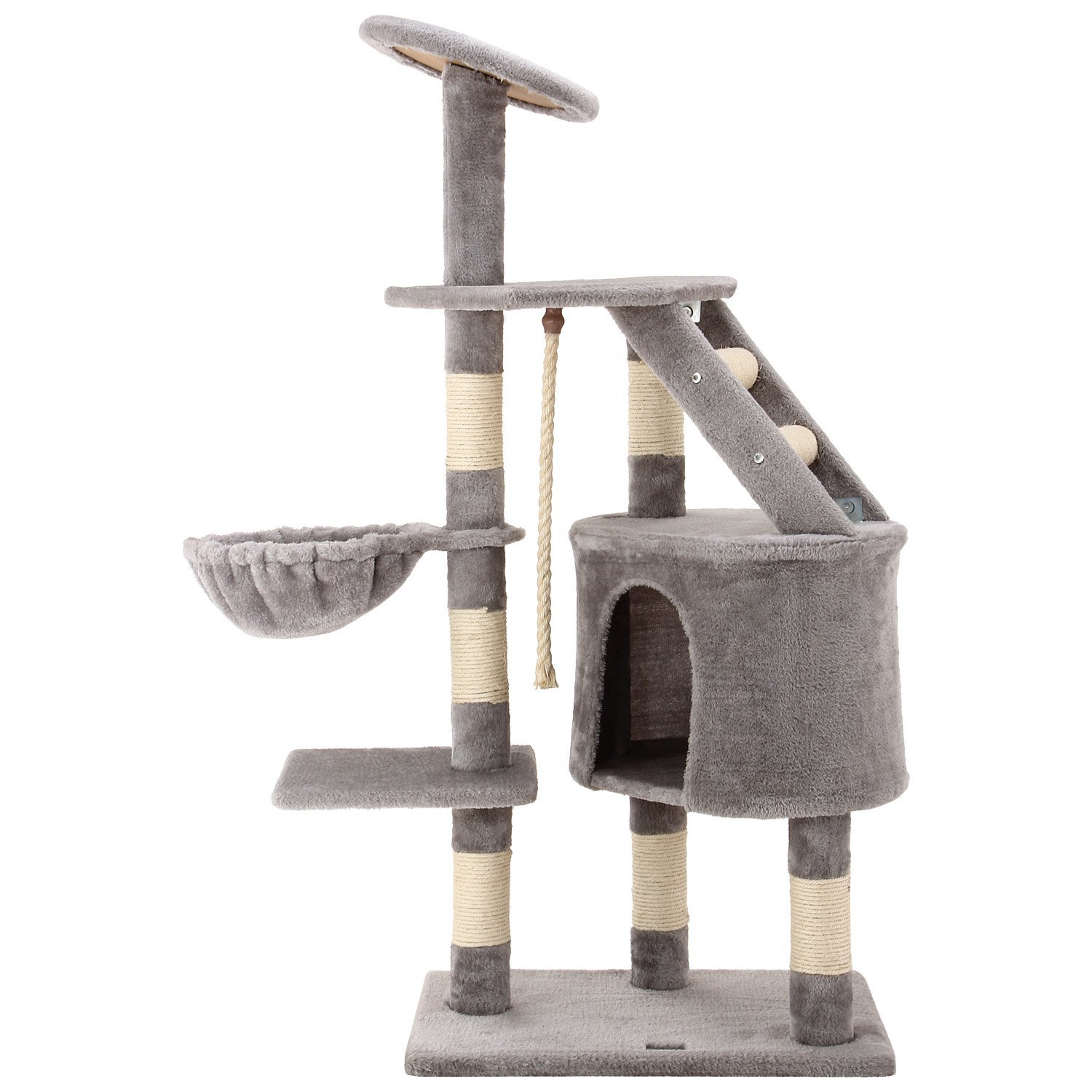 Custom High Quality Safe Stable Solid Wood Interactive Pet Toys, Cat Climbing Frame Cat Tree