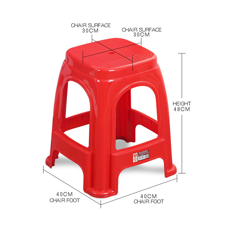 Household Outdoor Portable Furniture Modern Removable Chair PP Plastic Stool