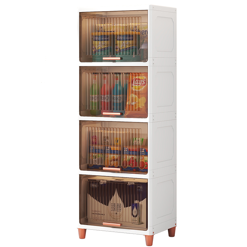 Household Portable Cabinet  Modern Removable Plastic PP Cabinet