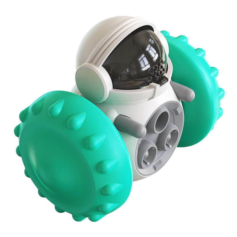 2022 New Design Pet Feeder Educational Toys Dog Chew Toys  Balance Car Leak Feeder Dog Toy