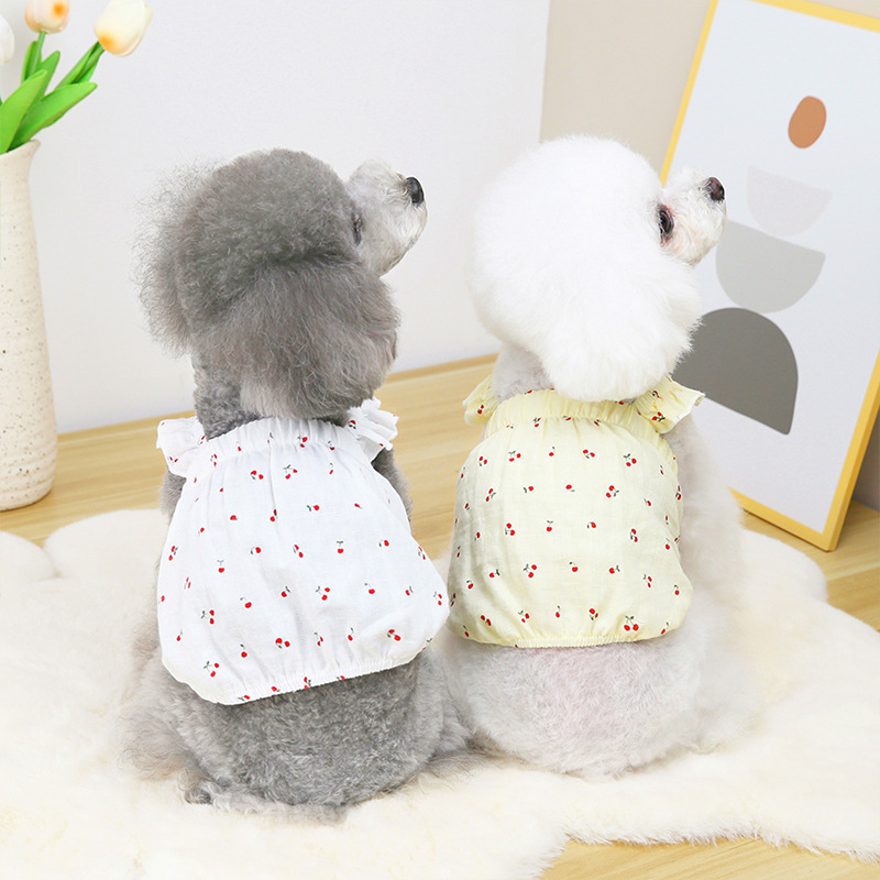 2022 new fashion pet clothes princess skirt small cat and dog suitable for pet dress
