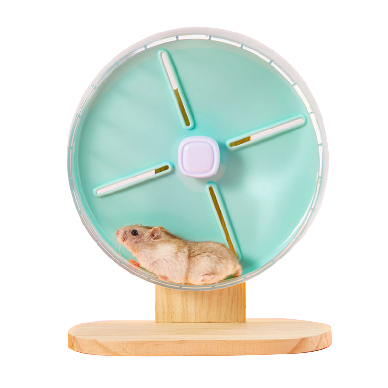 Amazon HotSelling Funny Transparent Detachable Gerbil Silent hedgehog Run-around Fitness Treadmill Running Wheel Pet Hamster Toy