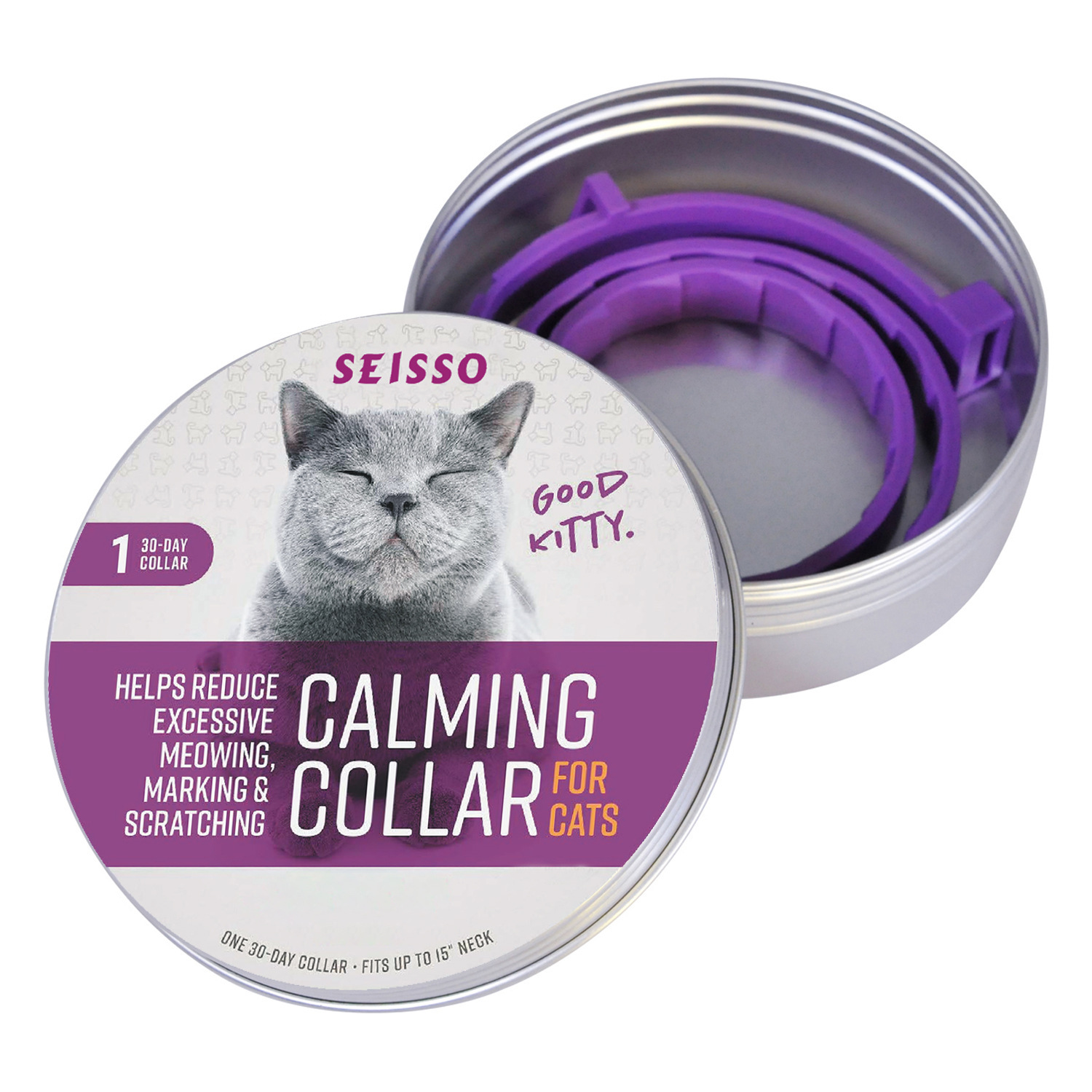 Wholesale pet collars calming and stress-relieving collars adjustable soothing collars