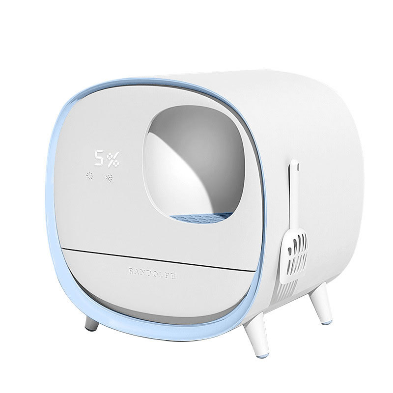 New design automatic smart deodorizing cat toilet with air purifier smart cat litter box