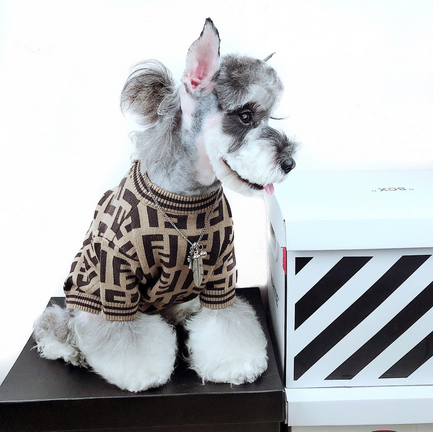 Wholesale popular dog clothes soft dog sweater fashion knitted warm dog sweater