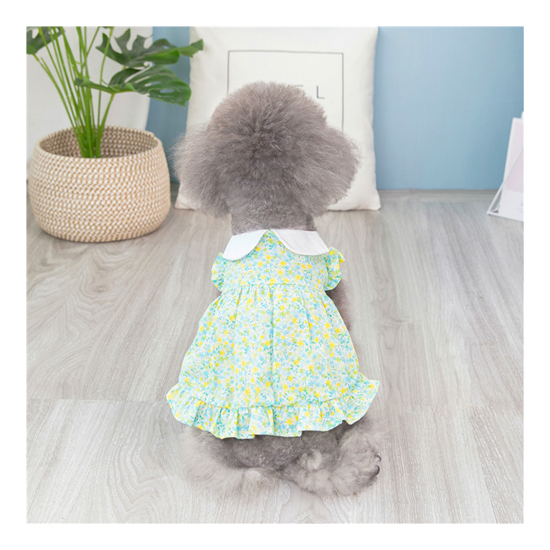 Cute sweet princess pet dress fashion small dog clothes high quality pet skirt