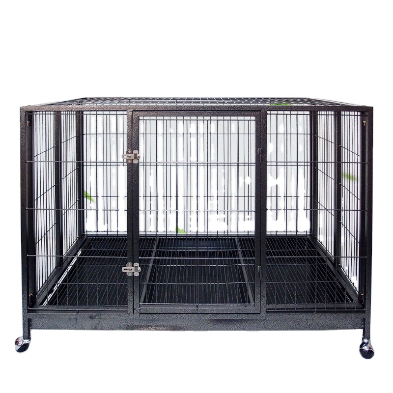 High quality house metal folding large dog cage heavy duty dog cage, dog breeding cage