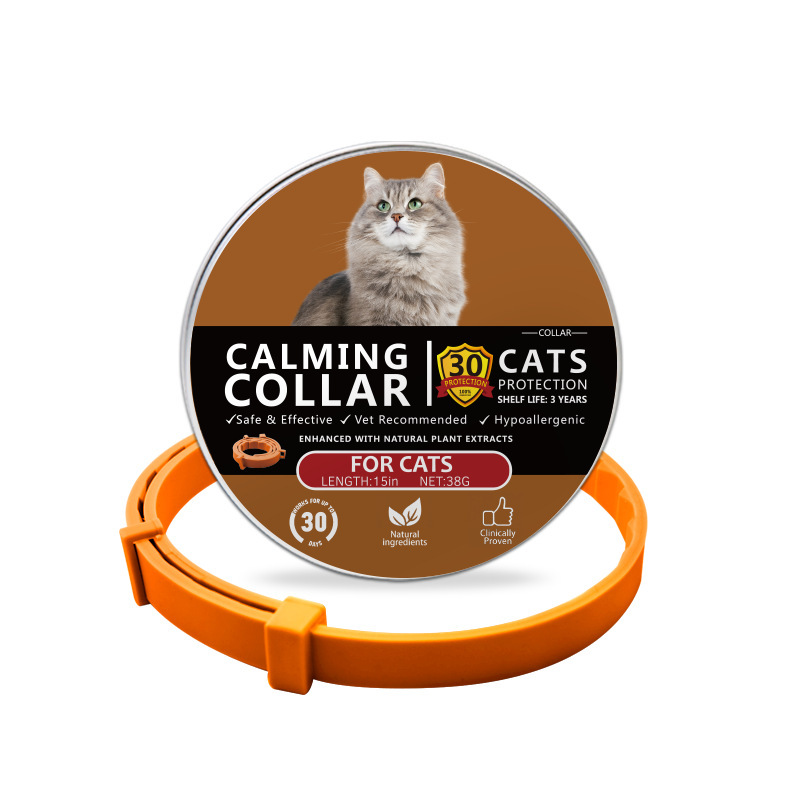 Hot sale adjustable lavender essential oil pet stress relief sedative cat collar